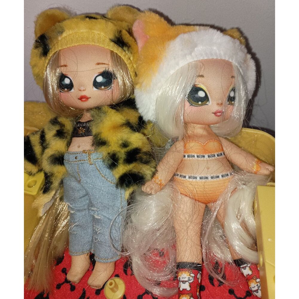 Na Na Na Surprise Backpack with Jennel Jaguar & Aubrey Heart Dolls (2 Dolls) - Picture 6 of 8